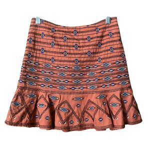 Twelfth Street by Cynthia Vincent southwestern design embroidered ruffle skirt